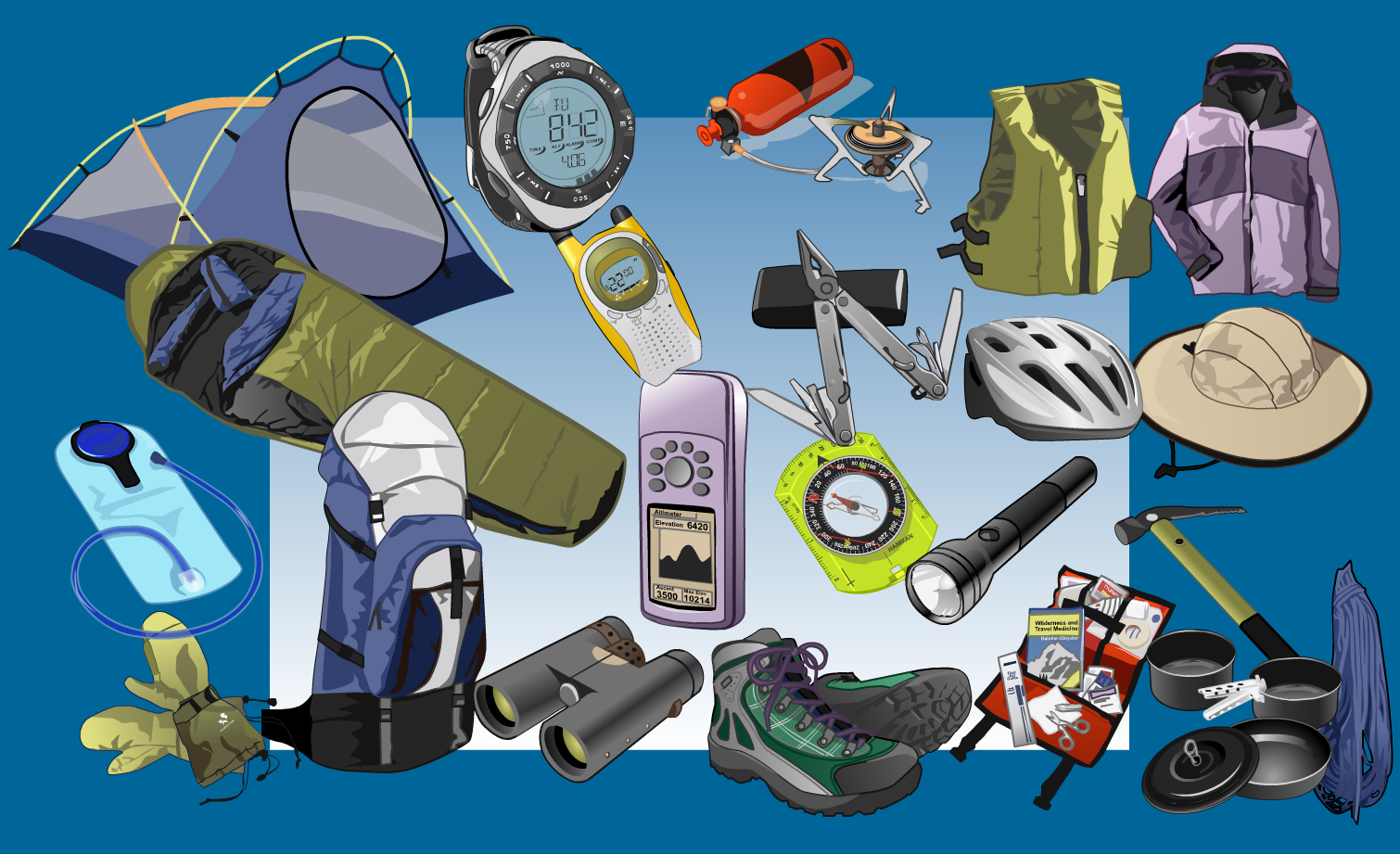 Camping Gear for eLearning